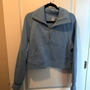 Lululemon Half Zip Scuba sweatshirt with TPC Sawgrass golf logo